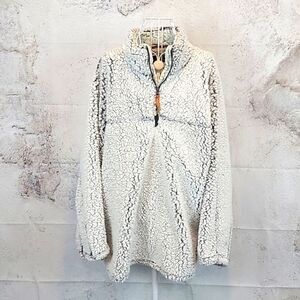 Blue Star clothing Co. Faux sherpa fleece pullover Women's Size L